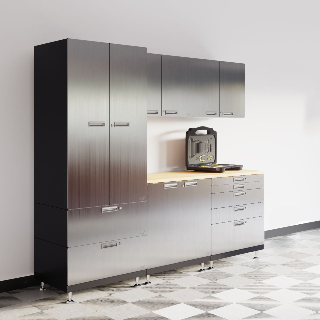 Paslanmaz Dolap Sistemleriyle Maksimum Depolama Alanı